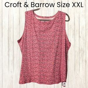 Croft & Barrow XXL Stars Tank EUC
